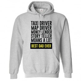 Best Dad Ever Classic Unisex Kids and Adults Pullover Dad Hoodie							 									 									